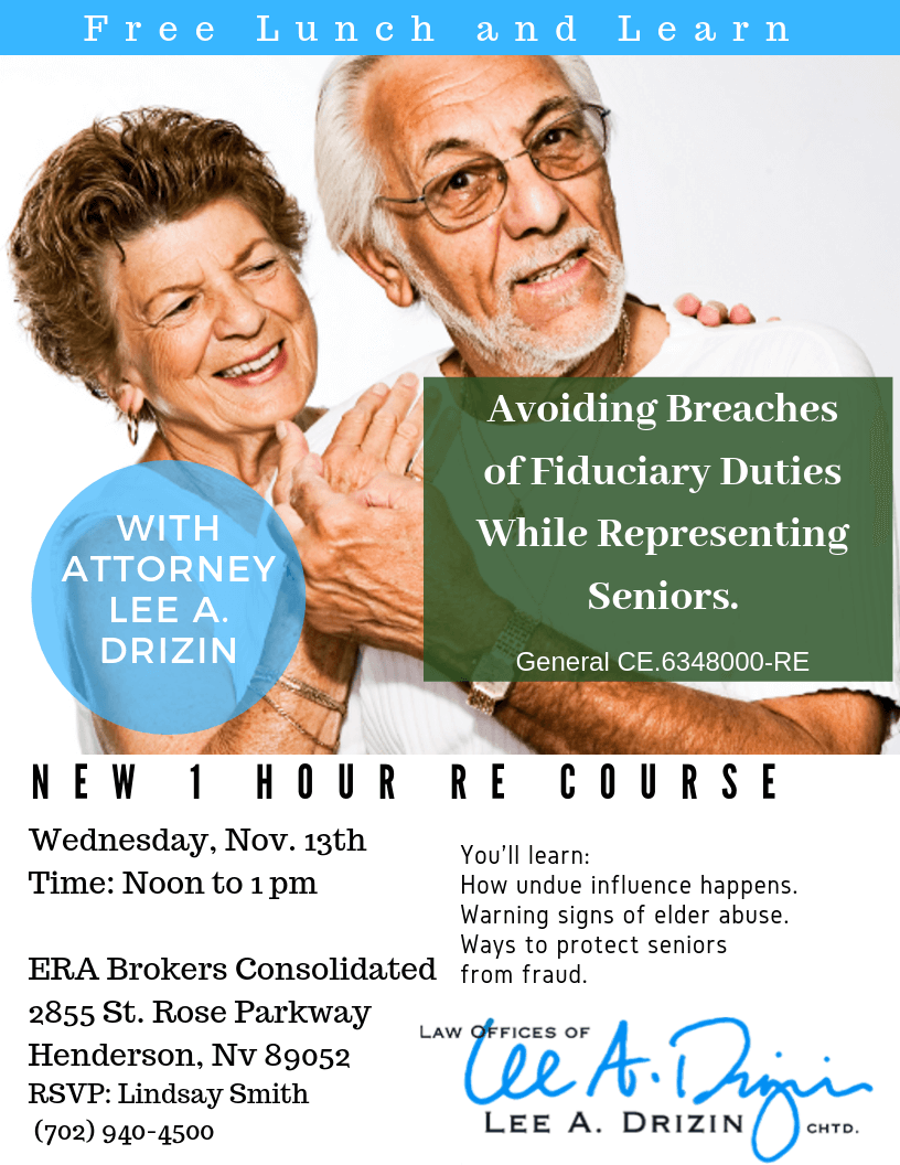 November 13th, Free Lunch and Learn