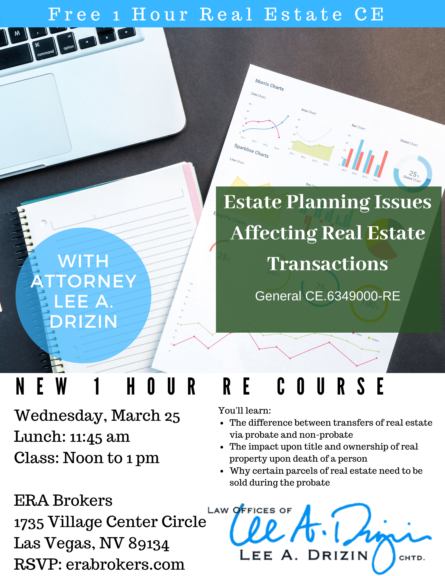 March 25th Free 1 hour CE