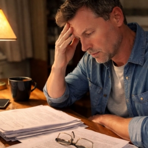 Executor of a will reviewing legal documents
