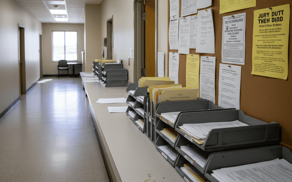 Legal documents organized for guardianship of an elderly parent process
