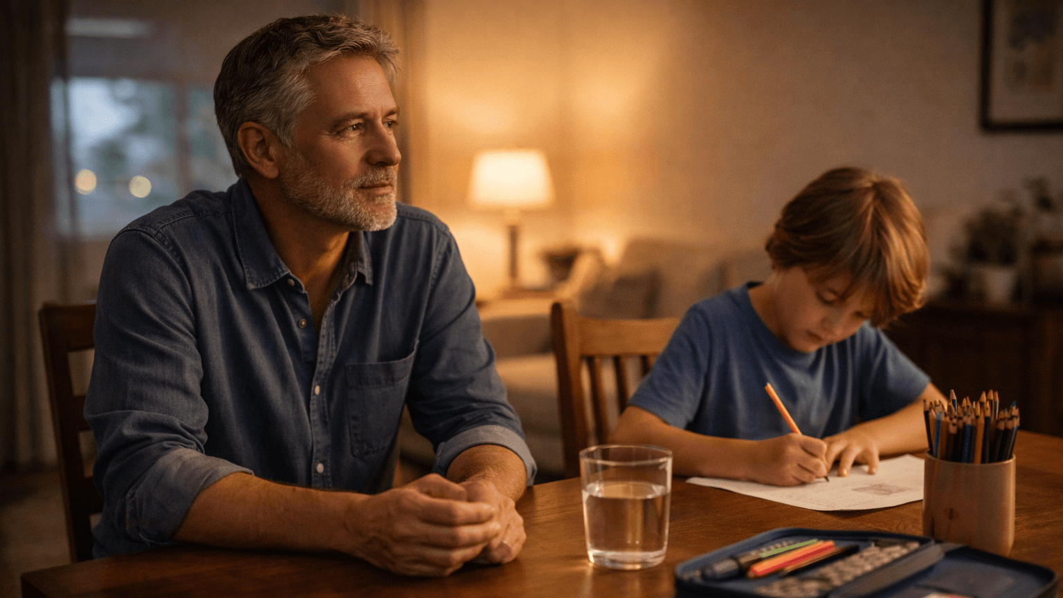 Parent and child at home reflecting Divorce and Estate Planning considerations